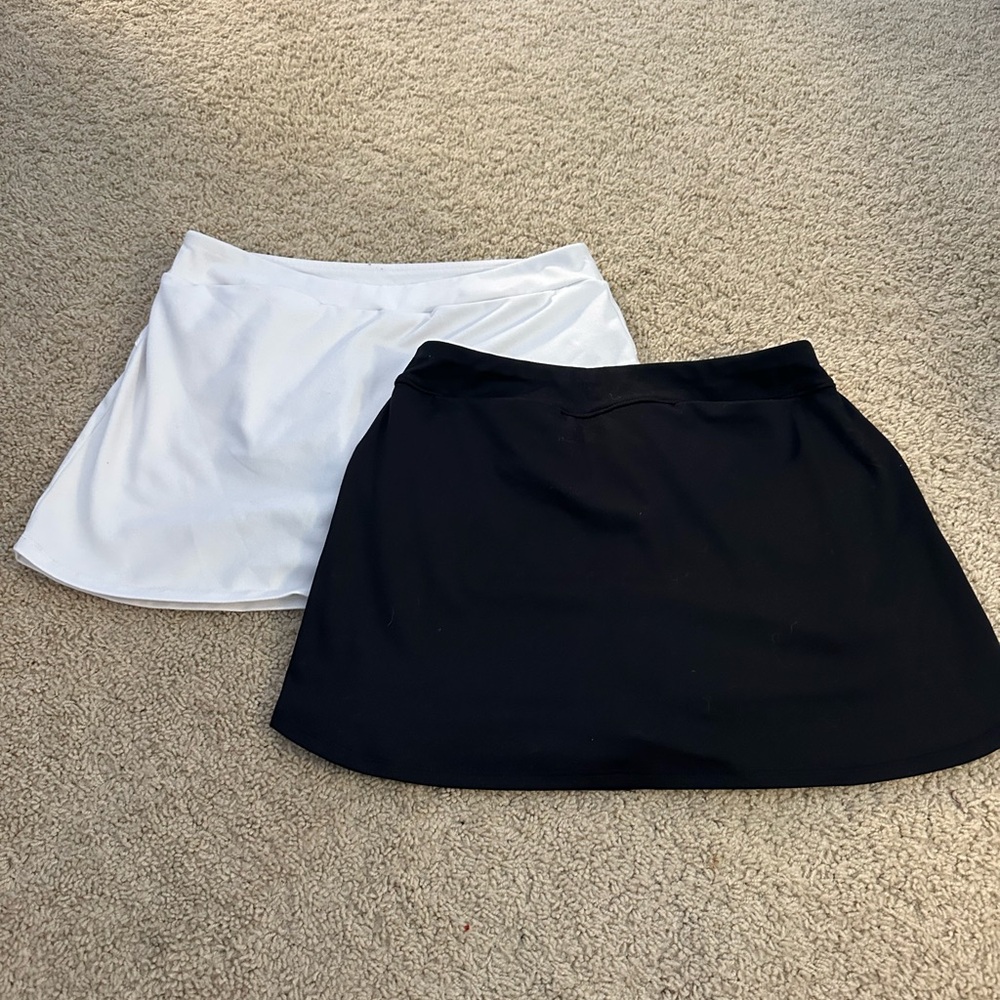 DSG Black and White Skorts Set